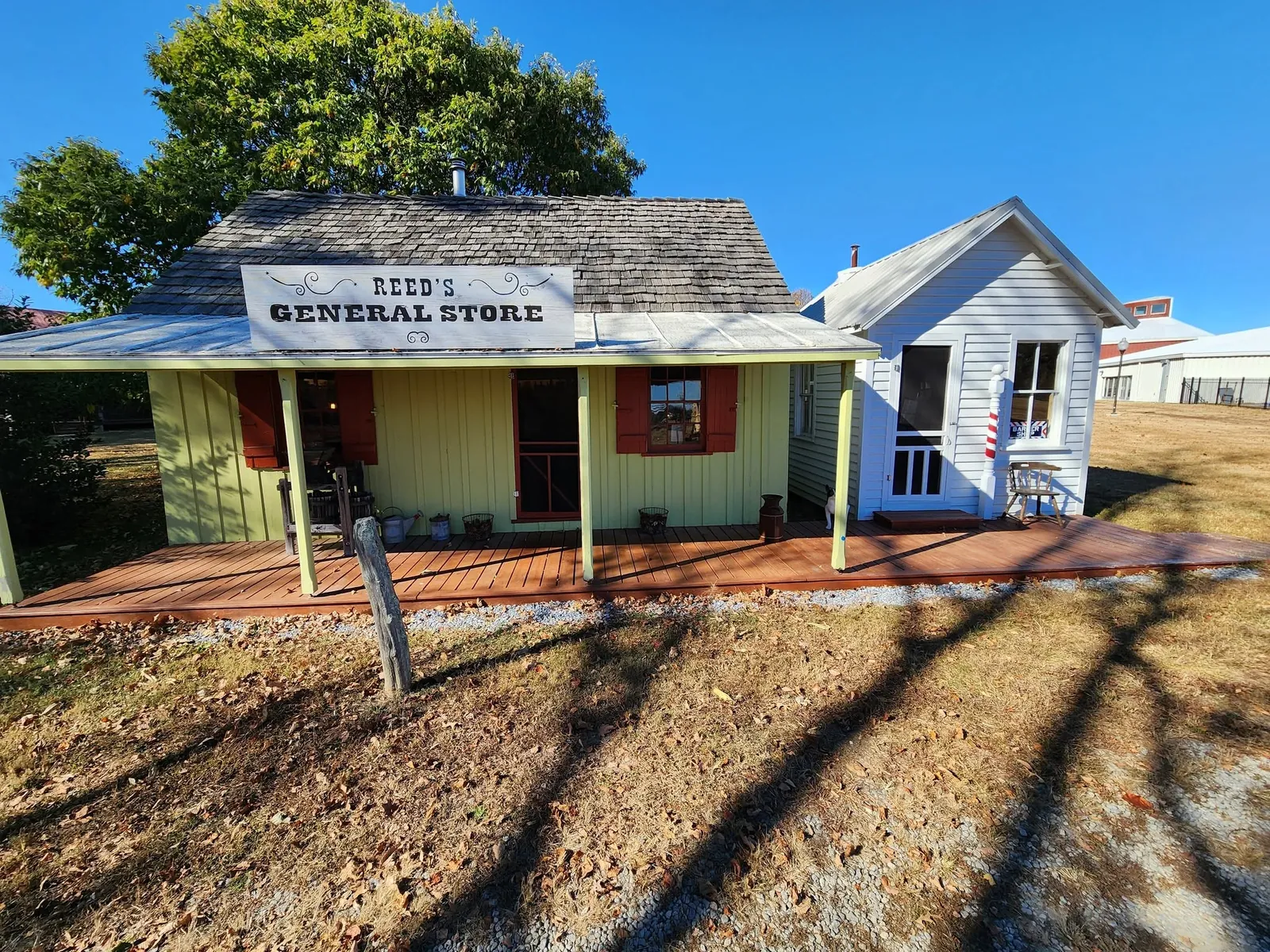 Reed&rsquo;s General Store in the museum&rsquo;s historic village