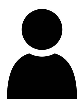 Human silhouette isolated vector icon. Karen Hutchison, Ed.D.