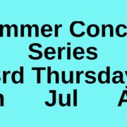 Summer Concert Series Lineup